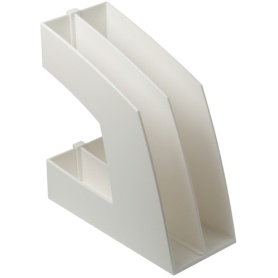 ソニック　ファイルボックス　仕切板付　Ａ４タテ　背幅１０７ｍｍ　ホワイト　ＦＢ－７０８－Ｗ　１セット（１０個）