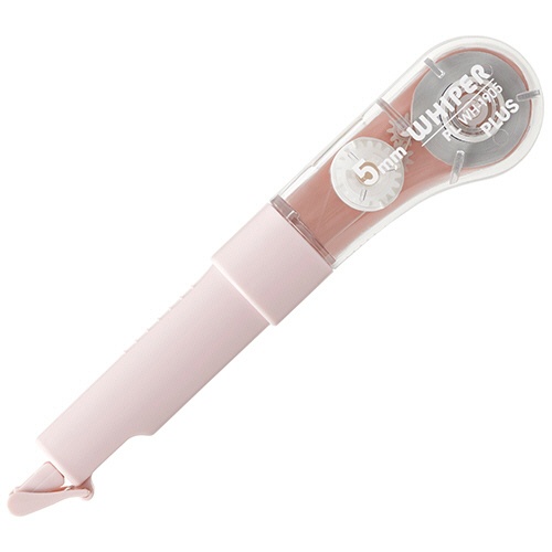 プラス　修正テープ　ホワイパーＰＬ　５ｍｍ幅×６ｍ　ＰＥＡＣＨ（ピンク）　ＷＨ－１９０５　ＰＫ　１セット（１０個）1