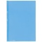 コクヨ　レールクリヤーホルダー（カラーズ）　ＰＥＴ　Ａ４タテ　２０枚収容　青　フ－ＴＰＣ７６０Ｂ　１セット（５冊）