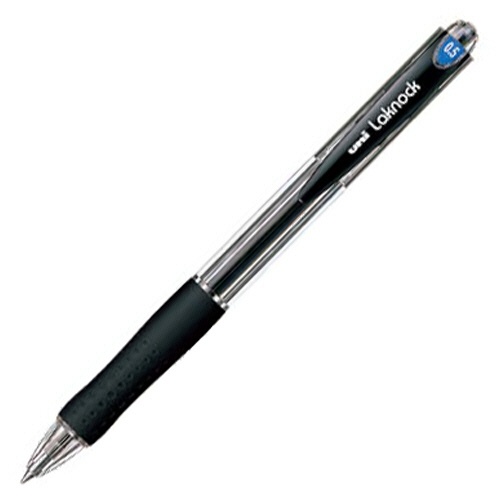 三菱鉛筆　油性ボールペン　ＶＥＲＹ楽ノック　極細　０．５ｍｍ　黒　ＳＮ１０００５．２４　１セット（１０本）1