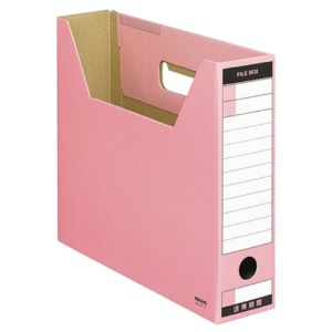 コクヨ　ファイルボックス－ＦＳ（Ｔタイプ）　Ａ４ヨコ　背幅７５ｍｍ　ピンク　Ａ４－ＳＦＴ－Ｐ　１セット（１０冊）1