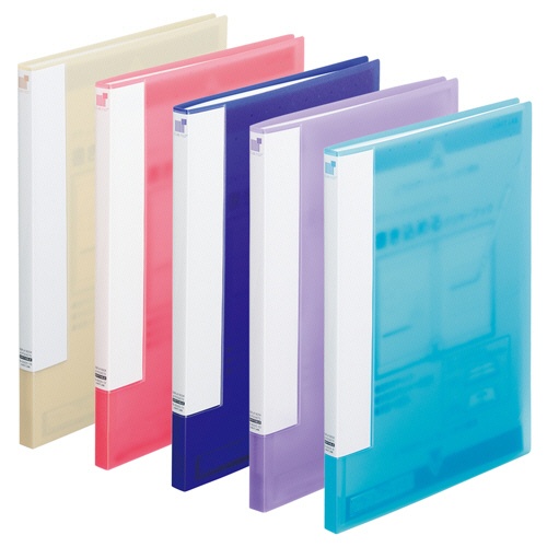 リヒトラブ　ＣＵＢＥ　ＦＩＺＺ　書き込めるクリヤーブック　Ａ４タテ　２０ポケット　ピンク　Ｎ－６００５－１２　１セット（１０冊）7