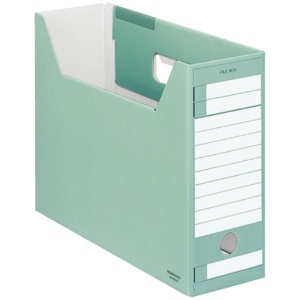 コクヨ　ファイルボックス－ＦＳ（Ｅタイプ）（Ａ４ジャスボックス）　Ａ４ヨコ　背幅１０２ｍｍ　緑　Ａ４－ＬＦＥ－Ｇ　１セット（５冊）1