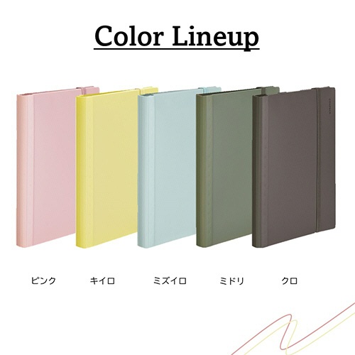 キングジム　カラーセレクション　クリアーファイル　コンパック　Ａ４　二つ折り　１０ポケット　緑　ＣＮ５８９４Ｈ－Ｇ　１セット（５冊）8