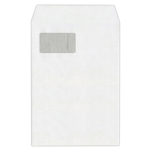 たのめーる】ハート 透けない封筒 ケント A4 グラシン窓付 100g/m2