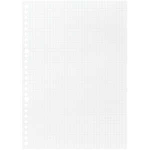 マルマン　書きやすいルーズリーフ　紙パッケージ　Ｂ５　２６穴　５ｍｍ方眼罫　Ｌ１２０７ＨＫ　１セット（１０００枚：１００枚×１０パック）4