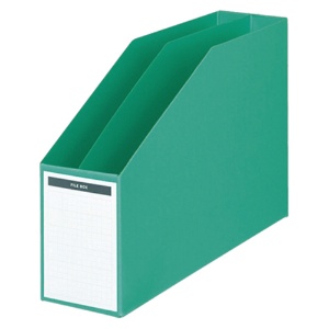 コクヨ　ファイルボックス　Ａ４ヨコ　背幅８５ｍｍ　緑　フ－４５６ＮＧ　１セット（１０冊）1