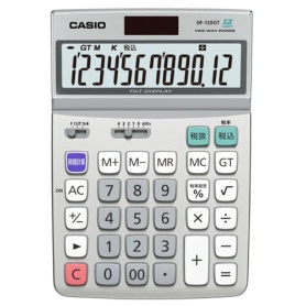 カシオ　実務電卓　１２桁　デスクタイプ　ＤＦ－１２０ＧＴ－Ｎ　１セット（３台）