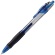 ＴＡＮＯＳＥＥ　ノック式ゲルインクボールペン　スリム　０．５ｍｍ　青　１セット（１０本）1