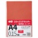ＴＡＮＯＳＥＥ　カラークリアホルダー　薄型エコノミータイプ　Ａ４　レッド　厚さ０．１５ｍｍ　１セット（３０枚：１０枚×３パック）2