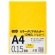 ＴＡＮＯＳＥＥ　カラークリアホルダー　薄型エコノミータイプ　Ａ４　イエロー　厚さ０．１５ｍｍ　１セット（３０枚：１０枚×３パック）2