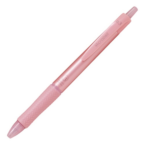パイロット　油性ボールペン　アクロボールＴシリーズ　激細０．３ｍｍ　黒　（軸色：コーラルピンク）　ＢＡＢ－１５ＭＦＴ－ＣＰＢ　１セット（１０本）1