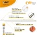ＢＩＣ　油性ボールペン　クリックゴールド　０．５ｍｍ　黒　（軸色　イエロー）　ＣＦＣＧＹＬＷ０５ＢＬＫＪ　１セット（１２本）4