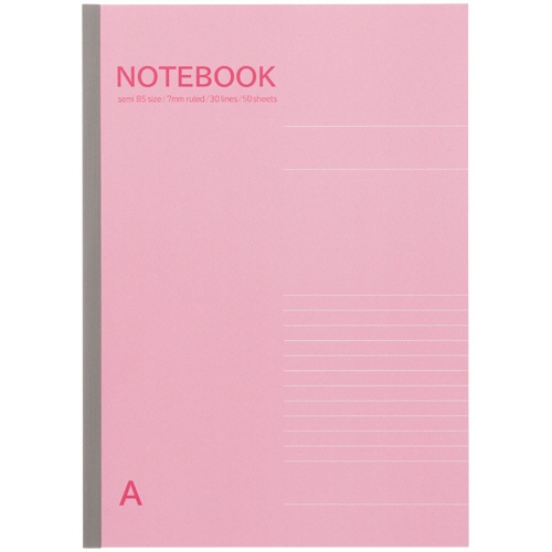 ＴＡＮＯＳＥＥ　ノートブック　セミＢ５　Ａ罫７ｍｍ　５０枚　１セット（１２０冊）1