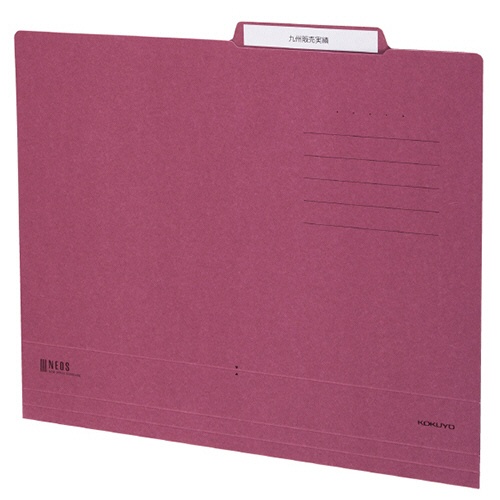コクヨ　個別フォルダー（ＮＥＯＳ）　Ａ４　ワインレッド　Ａ４－ＮＥＩＦ－ＤＲ　１セット（１０冊）6