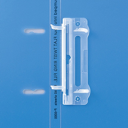 リヒトラブ　ＡＱＵＡ　ＤＲＯＰｓ　フラット・ツイストリングファイル　Ａ４タテ　２穴　８０枚収容　背幅１６ｍｍ　青　Ｆ－５０００－８　１セット（１０冊）4