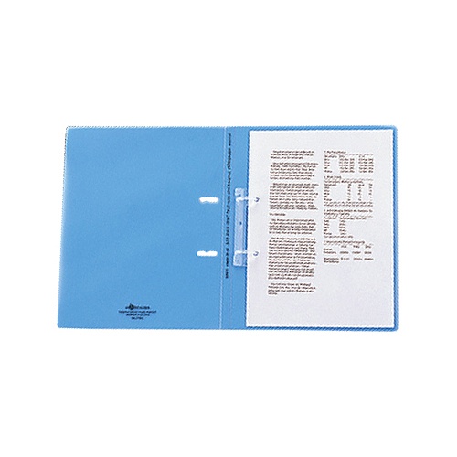 リヒトラブ　ＡＱＵＡ　ＤＲＯＰｓ　フラット・ツイストリングファイル　Ａ４タテ　２穴　８０枚収容　背幅１６ｍｍ　青　Ｆ－５０００－８　１セット（１０冊）5