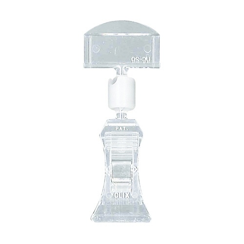 共栄プラスチック　ターンプライスクリップクリックス　Ｕ型タイプ　Ｈ７１×Ｗ２７ｍｍ　ＵＣ－２０－２　１セット（２０個：２個×１０パック）1