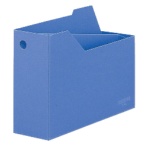 コクヨ　ファイルボックス　Ａ４ヨコ　背幅１０７ｍｍ　青　フ－４５５ＮＢ　１セット（１０冊）