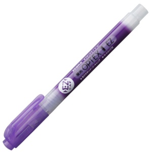 ゼブラ　蛍光オプテックス１　ＥＺ　紫　ＷＫＳ１１－ＰＵ　１セット（１０本）2