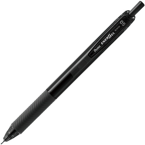 ぺんてる　ゲルインキボールペン　エナージェルエス　０．５ｍｍ　黒　ＢＬＮ１２５－Ａ　１セット（１０本）1