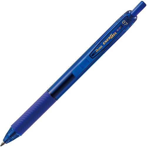ぺんてる　ゲルインキボールペン　エナージェルエス　０．７ｍｍ　青　ＢＬ１２７－Ｃ　１セット（１０本）1