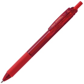 ぺんてる　ゲルインキボールペン　エナージェルエス　１．０ｍｍ　赤　ＢＬ１３０－Ｂ　１セット（１０本）