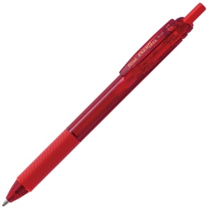 ぺんてる　ゲルインキボールペン　エナージェルエス　１．０ｍｍ　赤　ＢＬ１３０－Ｂ　１セット（１０本）1