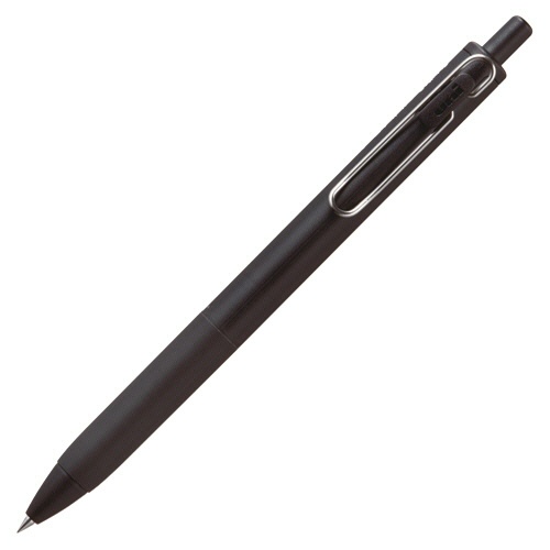 三菱鉛筆　ゲルインクボールペン　ユニボール　ワン　０．３８ｍｍ　黒　（軸色：黒）　ＵＭＮＳ３８ＢＫ．２４　１セット（１０本）1