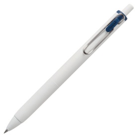 三菱鉛筆　ゲルインクボールペン　ユニボール　ワン　０．５ｍｍ　ブルーブラック　（軸色：オフホワイト）　ＵＭＮＳ０５．６４　１セット（１０本）