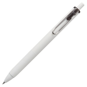 三菱鉛筆　ゲルインクボールペン　ユニボール　ワン　０．５ｍｍ　黒　（軸色：オフホワイト）　ＵＭＮＳ０５．２４　１セット（１０本）1