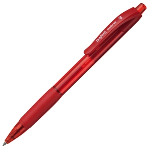 ＴＡＮＯＳＥＥ　ノック式油性ボールペン（なめらかインク）　０．７ｍｍ　赤　１セット（１０本）1