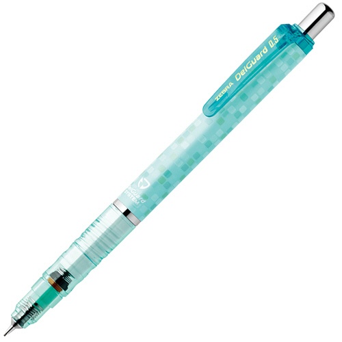 ゼブラ　シャープペンシル　デルガード　０．５ｍｍ　（軸色：スクエアブルーグリーン）　Ｐ－ＭＡ８５－Ｎ２－ＳＱＢＧ　１セット（１０本）1