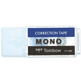 トンボ鉛筆　修正テープ　モノポケット　５ｍｍ幅×４ｍ　ＣＴ－ＣＭ５　１セット（５個）