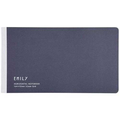 キングジム　ＥＭＩＬｙ　横長ノート　ネイビー　ＥＹ９０４３－ＮＶ　１セット（５冊）1