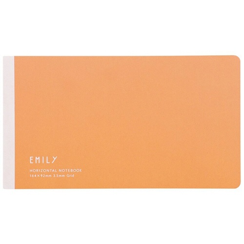 キングジム　ＥＭＩＬｙ　横長ノート　オレンジ　ＥＹ９０４３－ＯＲ　１セット（５冊）1