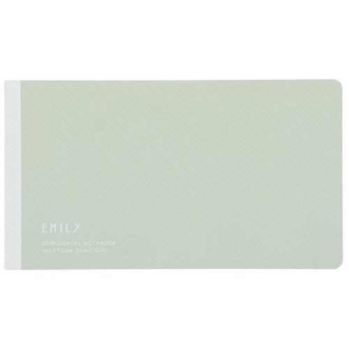 キングジム　ＥＭＩＬｙ　横長ノート　ペールグリーン　ＥＹ９０４３－ＰＧ　１セット（５冊）1