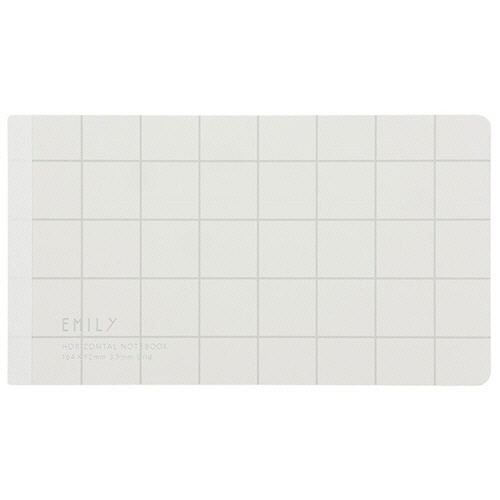 キングジム　ＥＭＩＬｙ　横長ノート　シロ　ＥＹ９０４３－Ｗ　１セット（５冊）1