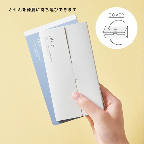 キングジム　ＥＭＩＬｙ　ふせん　メモ　００１（オレンジ系）　ＥＹ３２８０－００１　１セット（５パック）3