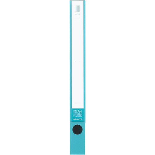 コクヨ　リングファイル（ＮＥＯＳ）　Ａ４タテ　２穴　２２０枚収容　リング内径２６ｍｍ　背幅３３ｍｍ　ターコイズブルー　フ－ＮＥ４３０ＮＢ　１セット（１０冊）2