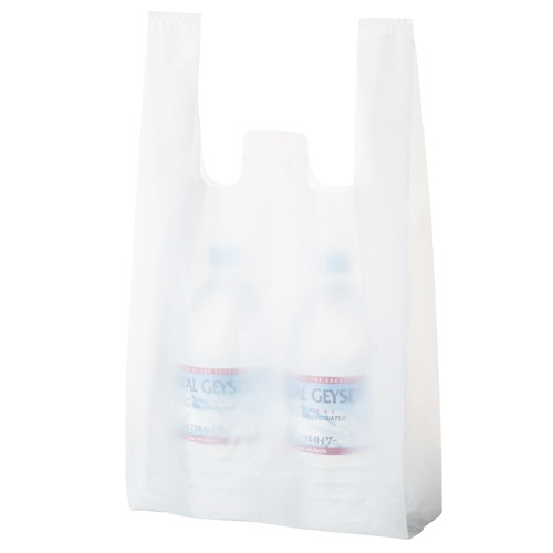 ＴＡＮＯＳＥＥ　乳白レジ袋　３０号　ヨコ２６０×タテ４８０×マチ幅１３０ｍｍ　１セット（１０００枚：１００枚×１０パック）1