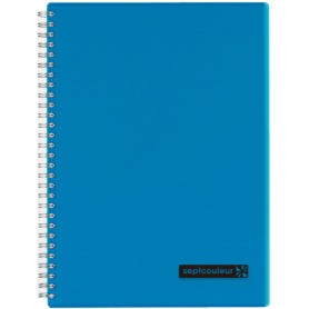 マルマン　リングノート　セプトクルール　Ｂ５　７ｍｍ罫　８０枚　ブルー　Ｎ５７１Ｂ－０２　１セット（５冊）