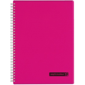マルマン　リングノート　セプトクルール　Ｂ５　７ｍｍ罫　８０枚　ピンク　Ｎ５７１Ｂ－０８　１セット（５冊）