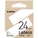 カシオ　ラテコ　詰替用テープ　２４ｍｍ×８ｍ　白／黒文字　ＸＢ－２４ＷＥ　１セット（５個）1