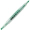 ＴＡＮＯＳＥＥ　キャップが外しやすい蛍光ペン　ツイン　緑　１セット（１０本）