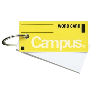 コクヨ　キャンパス　単語カード　中　黄　タン－１０１Ｙ　１セット（１０冊）1