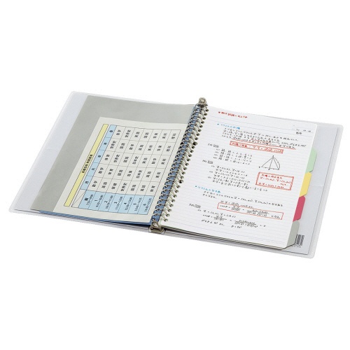 コクヨ　キャンパス　バインダーノート（ミドルタイプ）　Ｂ５タテ　２６穴　赤　ル－３７２Ｒ　１セット（１０冊）3