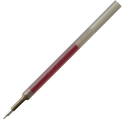 ぺんてる　ゲルインクボールペン替芯　０．４ｍｍニードルチップ　赤　エナージェルシリーズ用　ＸＬＲＮ４－Ｂ　１セット（１０本）1