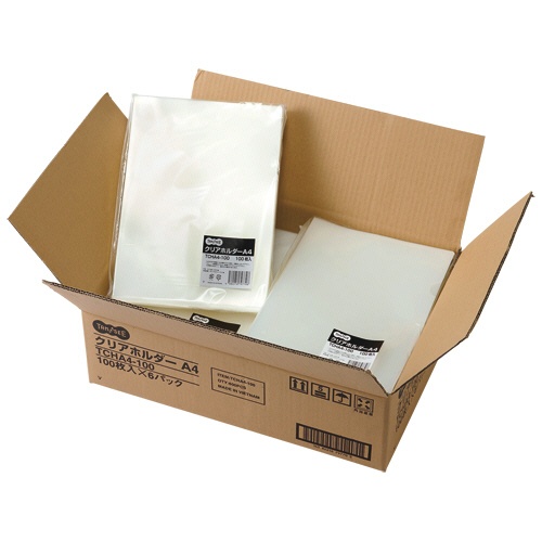 ＴＡＮＯＳＥＥ　クリアホルダー　Ａ４　クリア　厚さ０．２ｍｍ　１セット（３０００枚：１００枚×３０パック）7