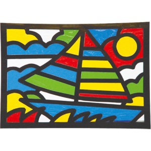 トーヨー　カラーセロファン　３２×４４ｃｍ　５色（各１枚）　１１０８００　１セット（１００枚：５枚×２０パック）2